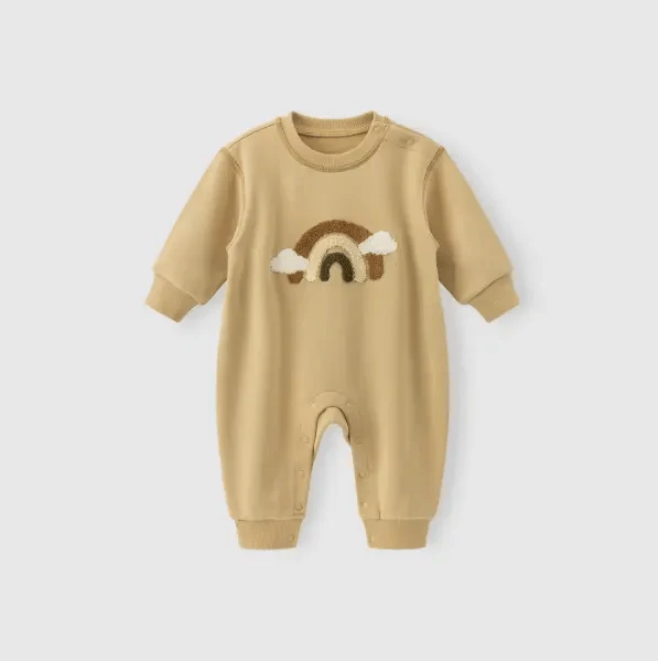 Fleece Baby Jumpsuit – Warm Long-Sleeve Romper (3-24M) - Image 8