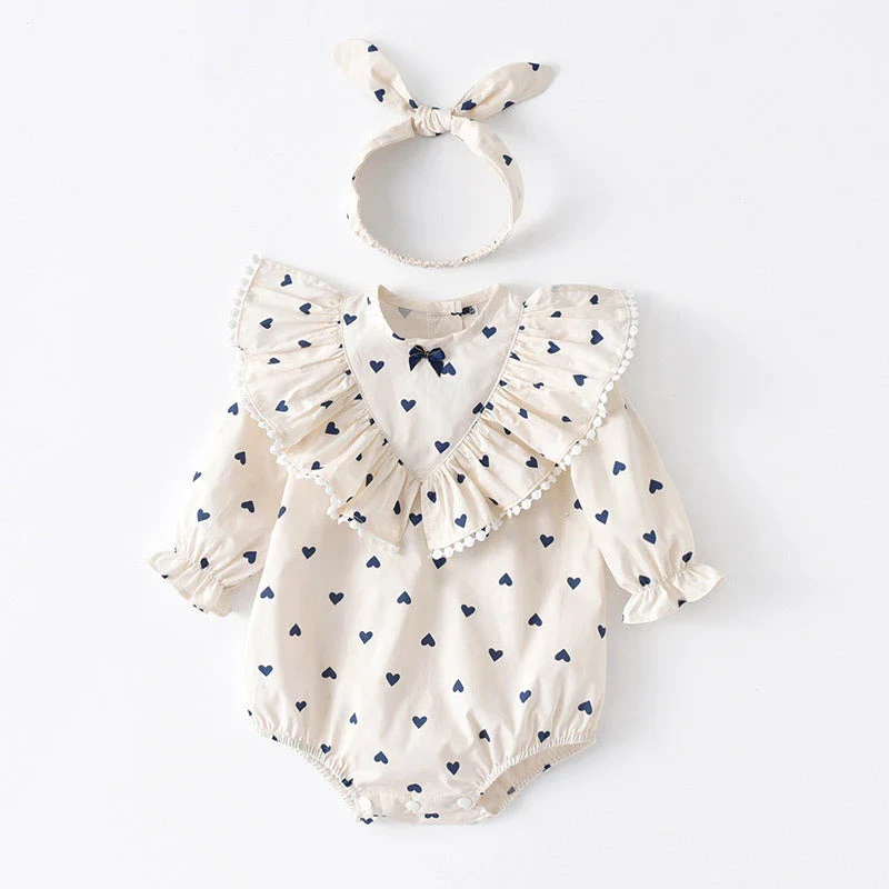 "Love" Print Pullover Onesie (0-24M) - Image 3