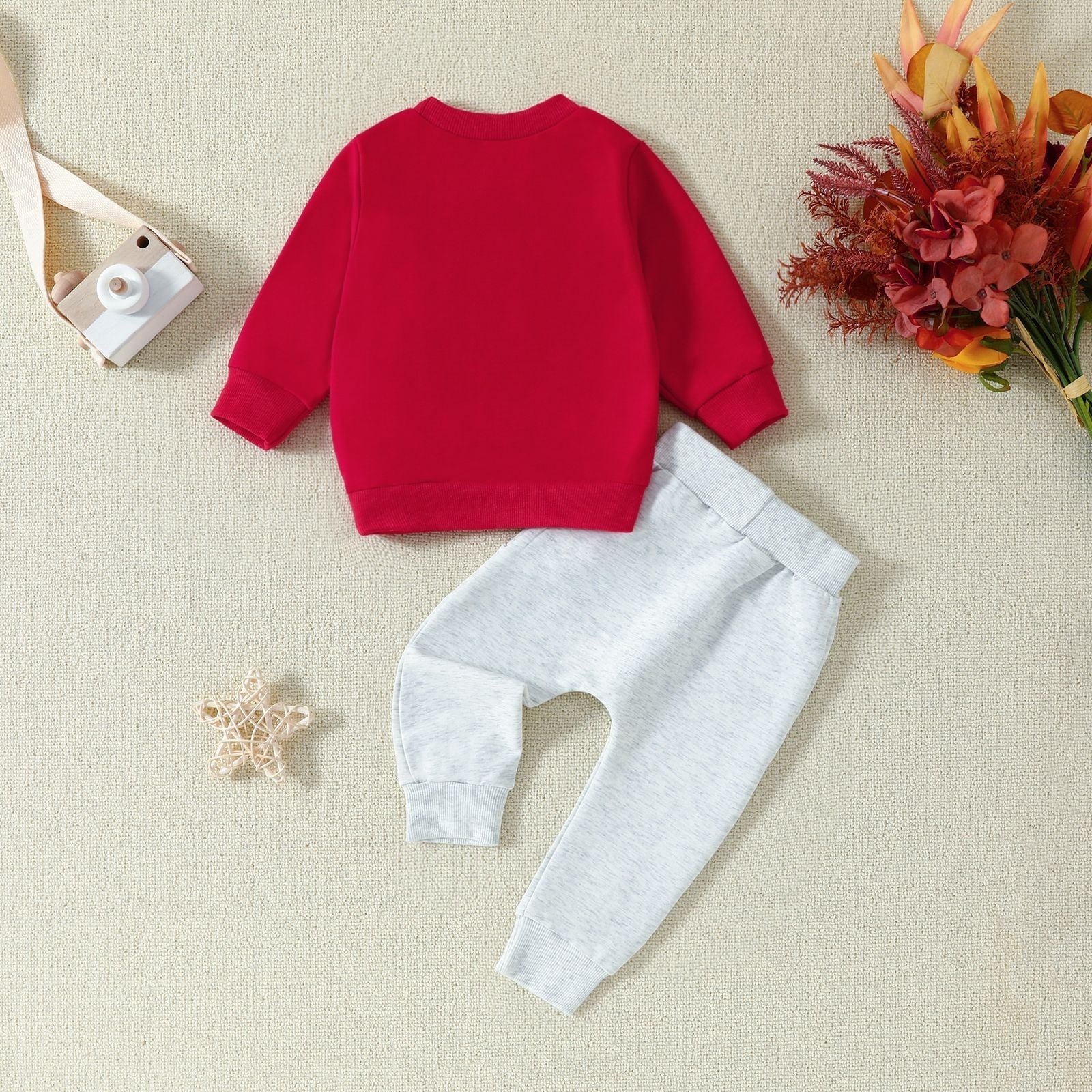 Infant & Toddler Pullover Hoodie Set – Top & Pants (12–36M) - Image 3