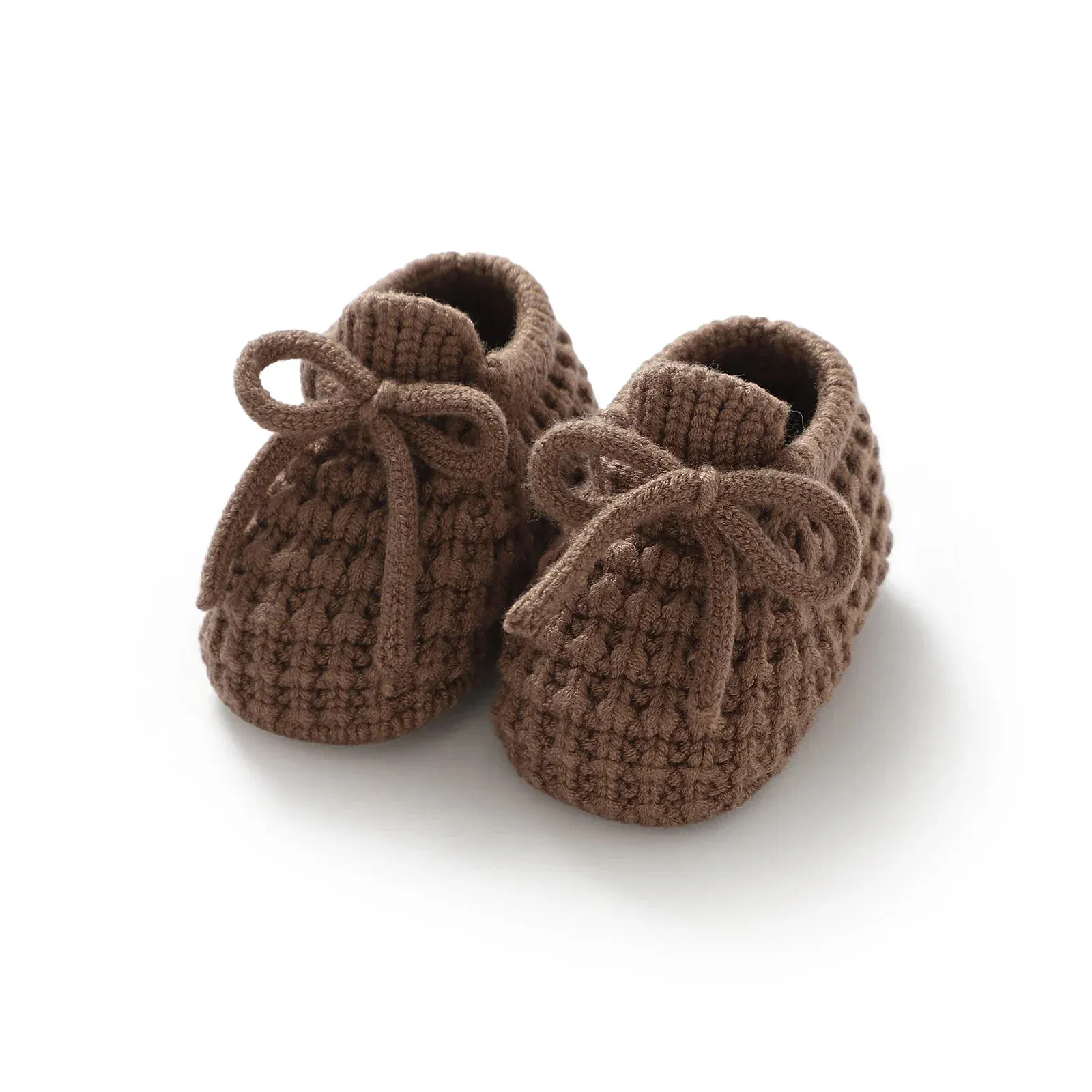 Classic Knit Booties with Tie (0-12M) - Image 8
