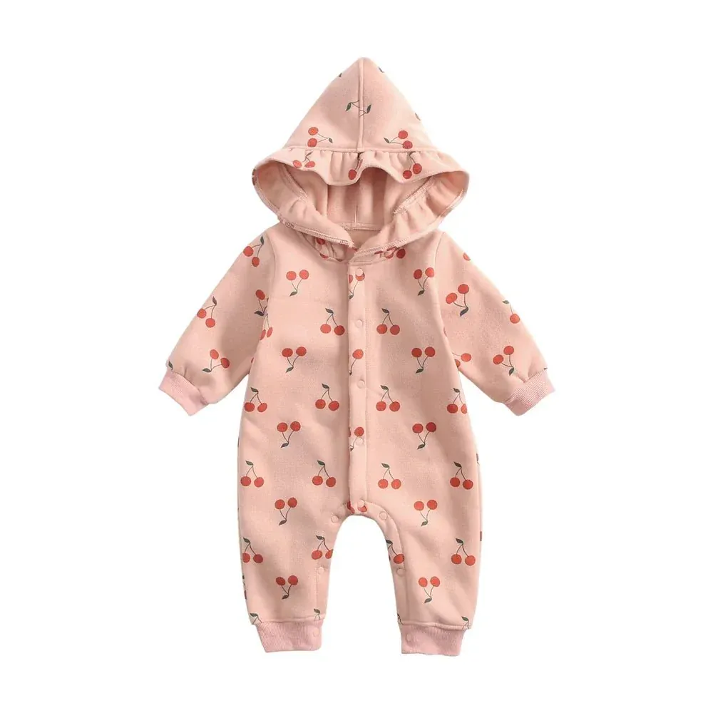 Cozy Hooded Winter Romper (0-36M)