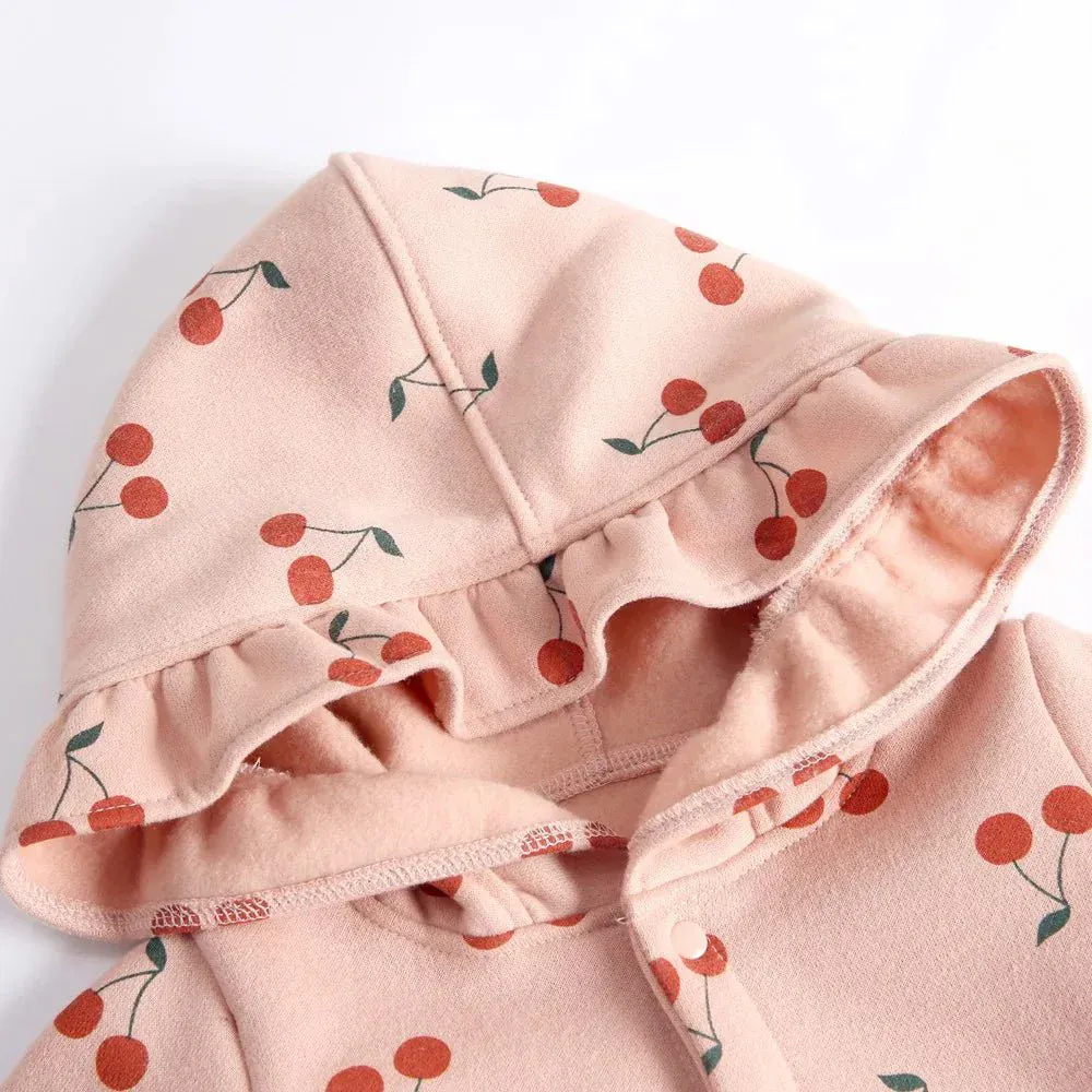 Cozy Hooded Winter Romper (0-36M) - Image 2