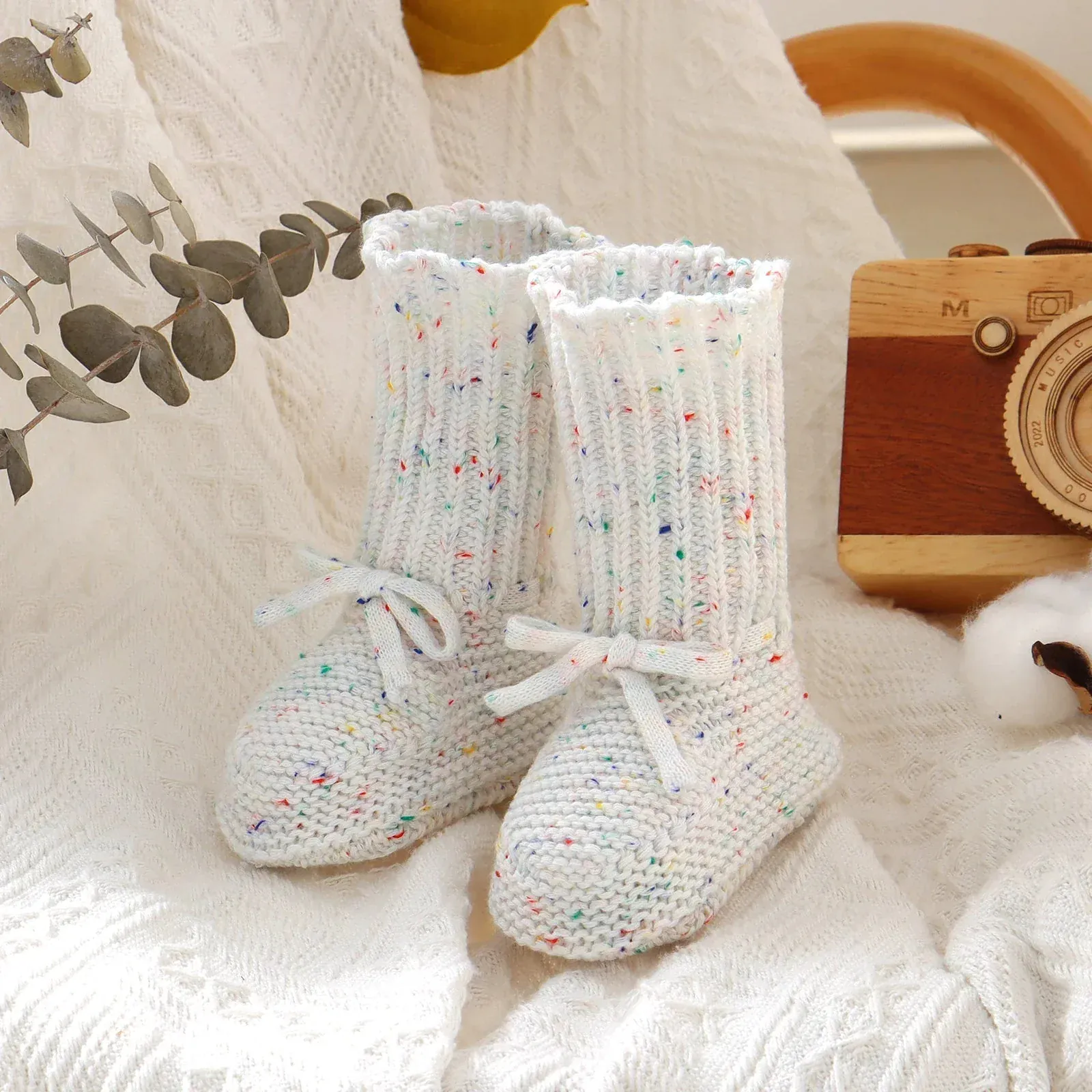 Soft Walker Knit Booties (0-12M) - Image 3