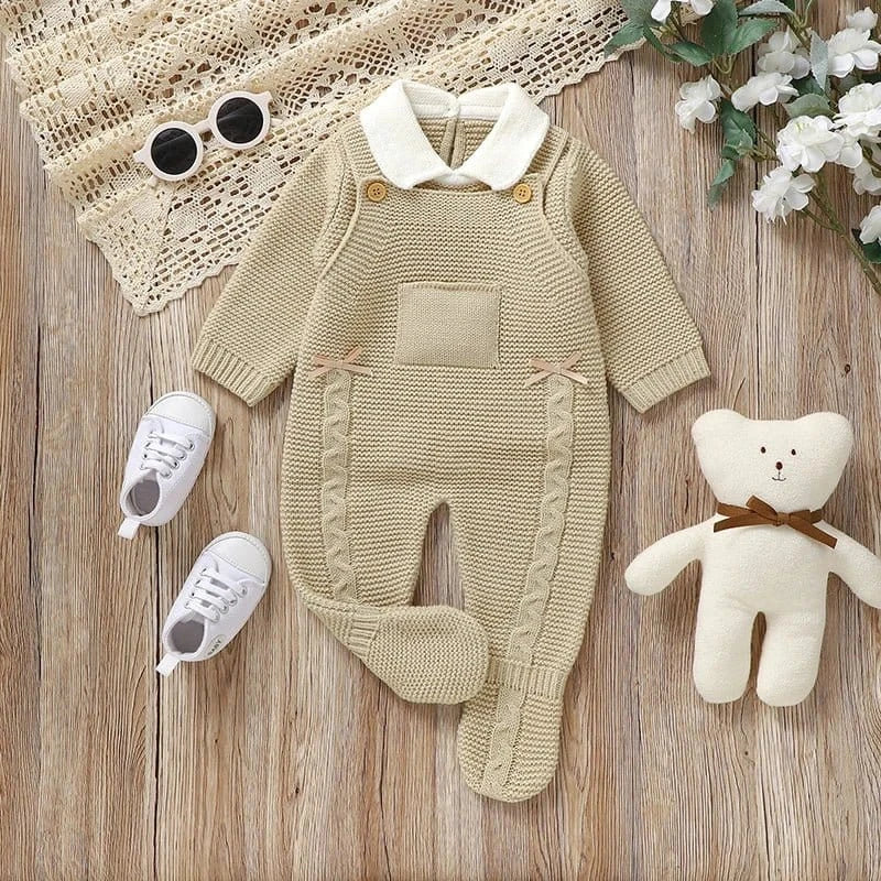 Heirloom Knit Sweater & Romper Set (0-9M) - Image 2