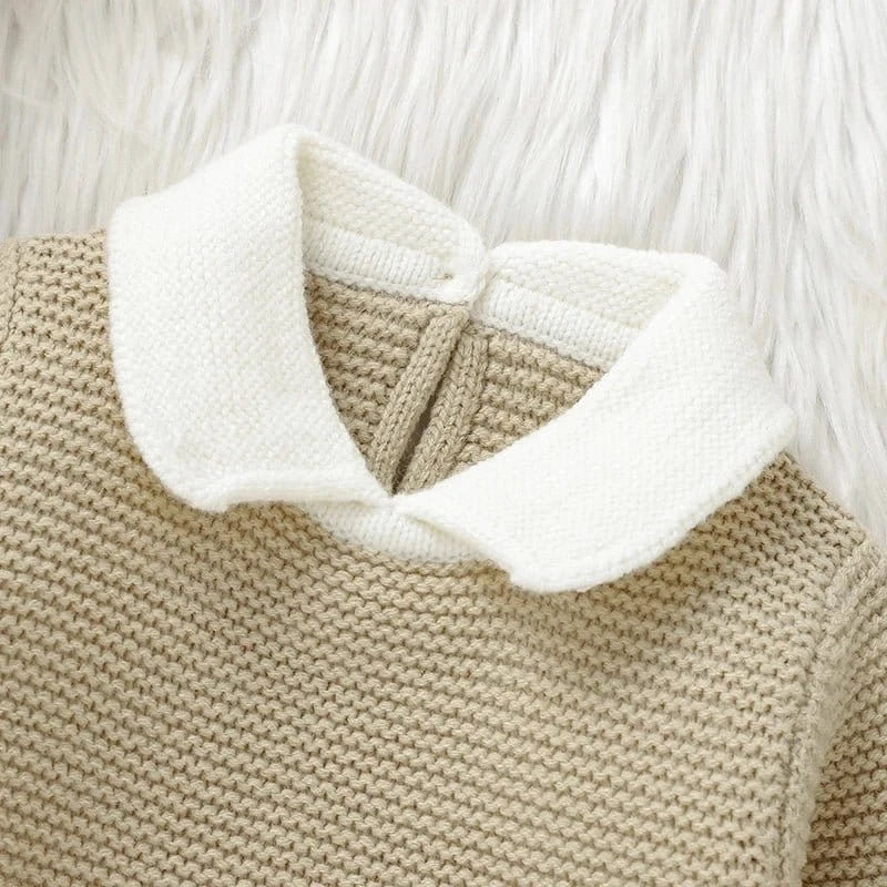 Heirloom Knit Sweater & Romper Set (0-9M) - Image 5