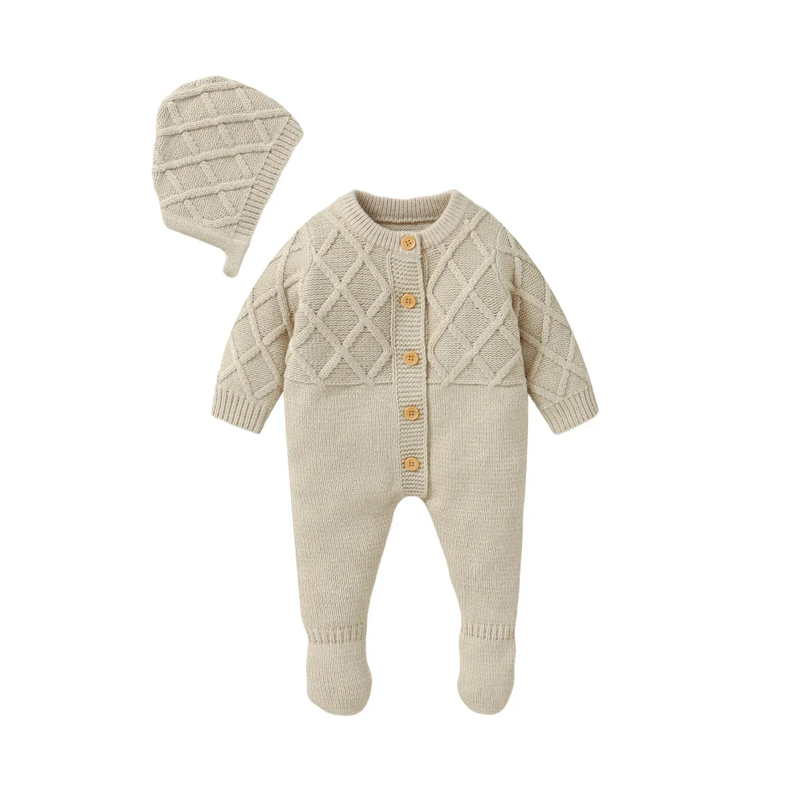 The Little Explorer Footed Romper (0-12M)
