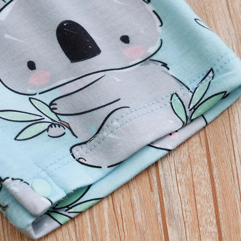 Koala Print Baby Short Sleeve Romper Outfit (0–18M) - Image 7