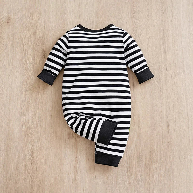 Long Sleeve Cotton Baby Panda Romper (0–18M) - Image 3