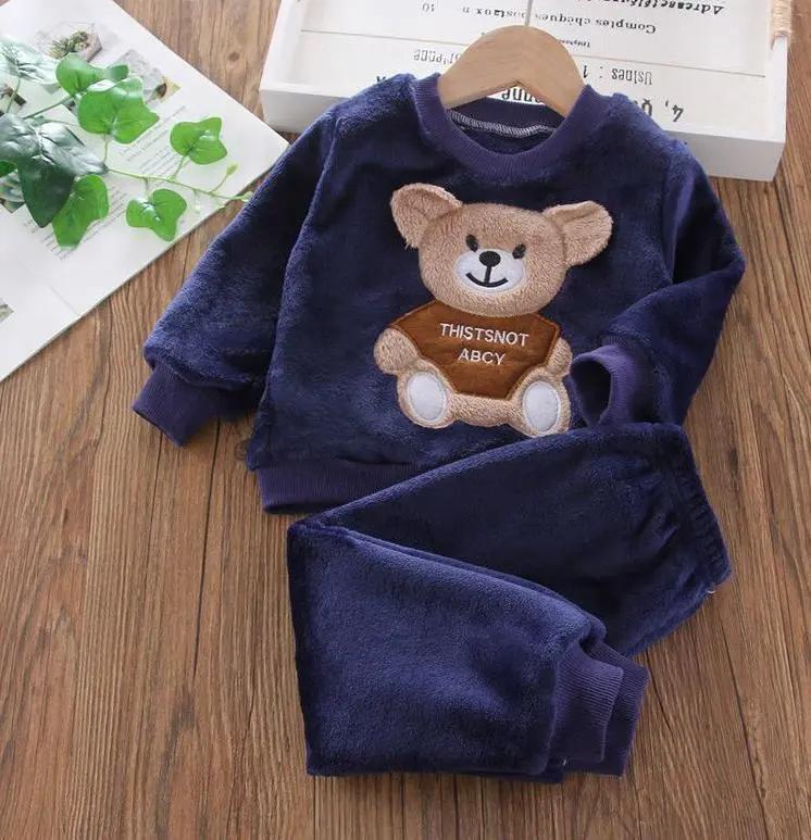 Cozy Bear Fleece Pajama Set (2-Piece, 12-36M) - Image 5