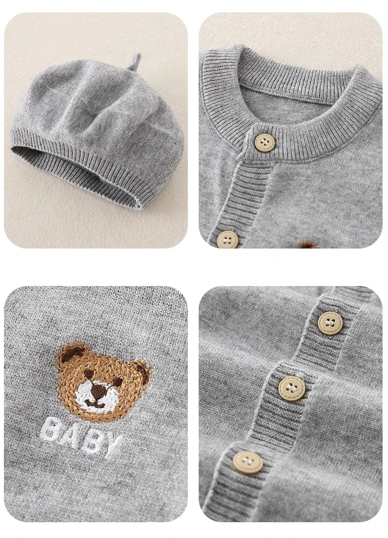 Gentle Touch Cotton Set with Hat (3-18M) - Image 3