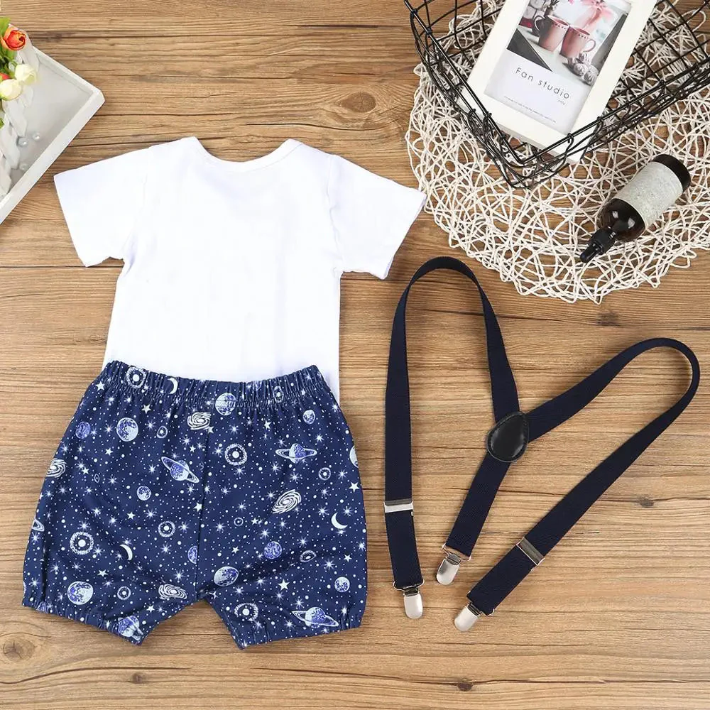 Gentleman Romper & Suspenders Set (3-Piece, 3-24M) - Image 4