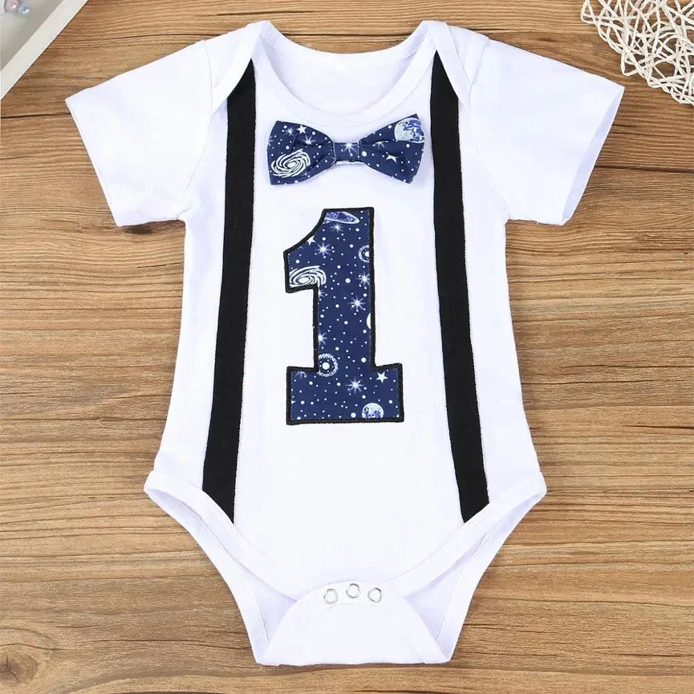Gentleman Romper & Suspenders Set (3-Piece, 3-24M) - Image 5