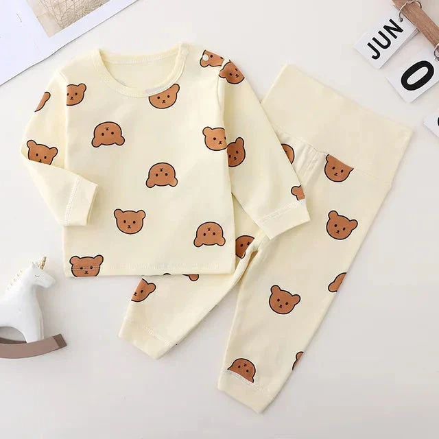 Bear Print Cotton Pajama Set (2-Piece, 0M-24M) - Image 11