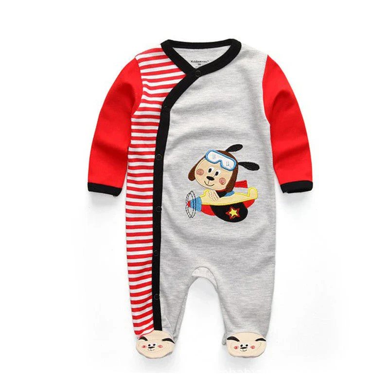 Double Button Cotton Sleepsuit (0-12M) - Image 11