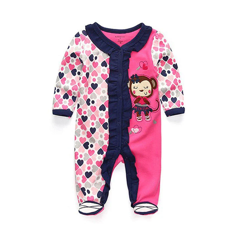 Double Button Cotton Sleepsuit (0-12M) - Image 9