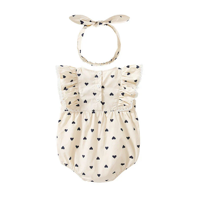 Essential Sleeveless Cotton Romper (0-24M)