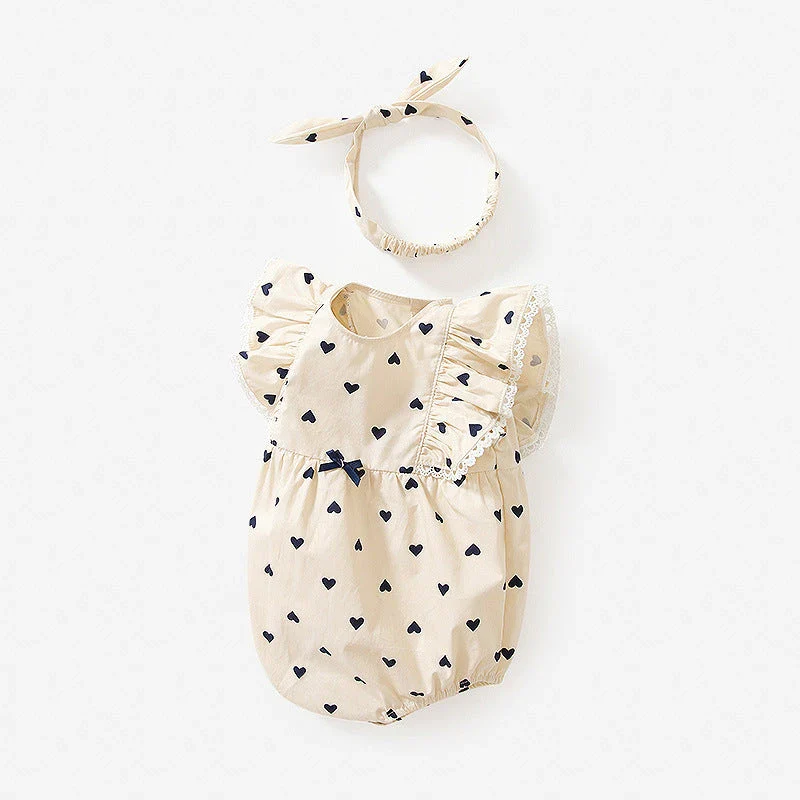 Essential Sleeveless Cotton Romper (0-24M) - Image 2