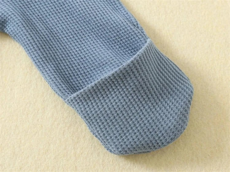 Organic Waffle Zip-Up Sleepsuit (3-18M) - Image 7