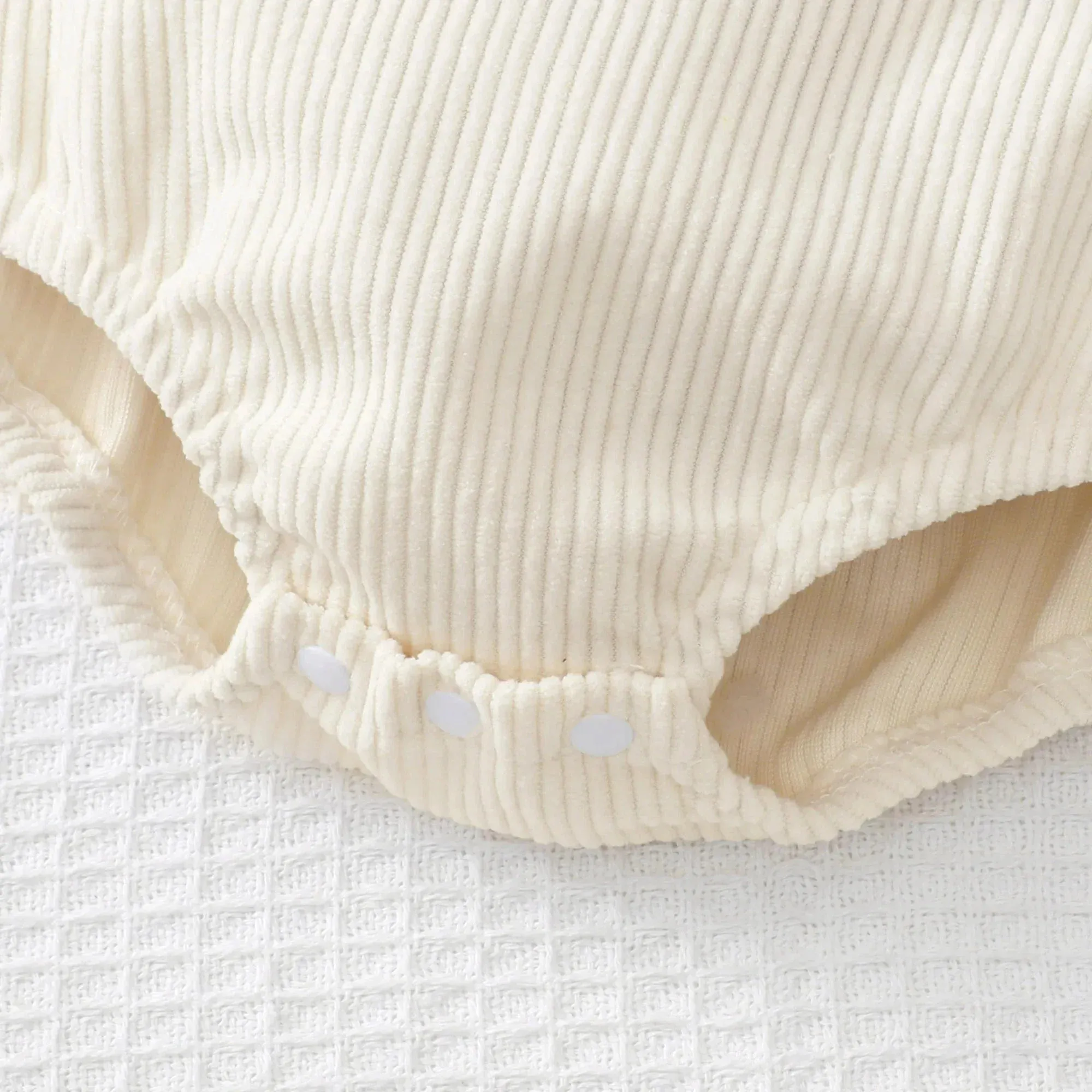 Rainbow Embroidered Baby Romper – Sleeveless Ruffled Straps + Matching Headband (0-12M) - Image 6