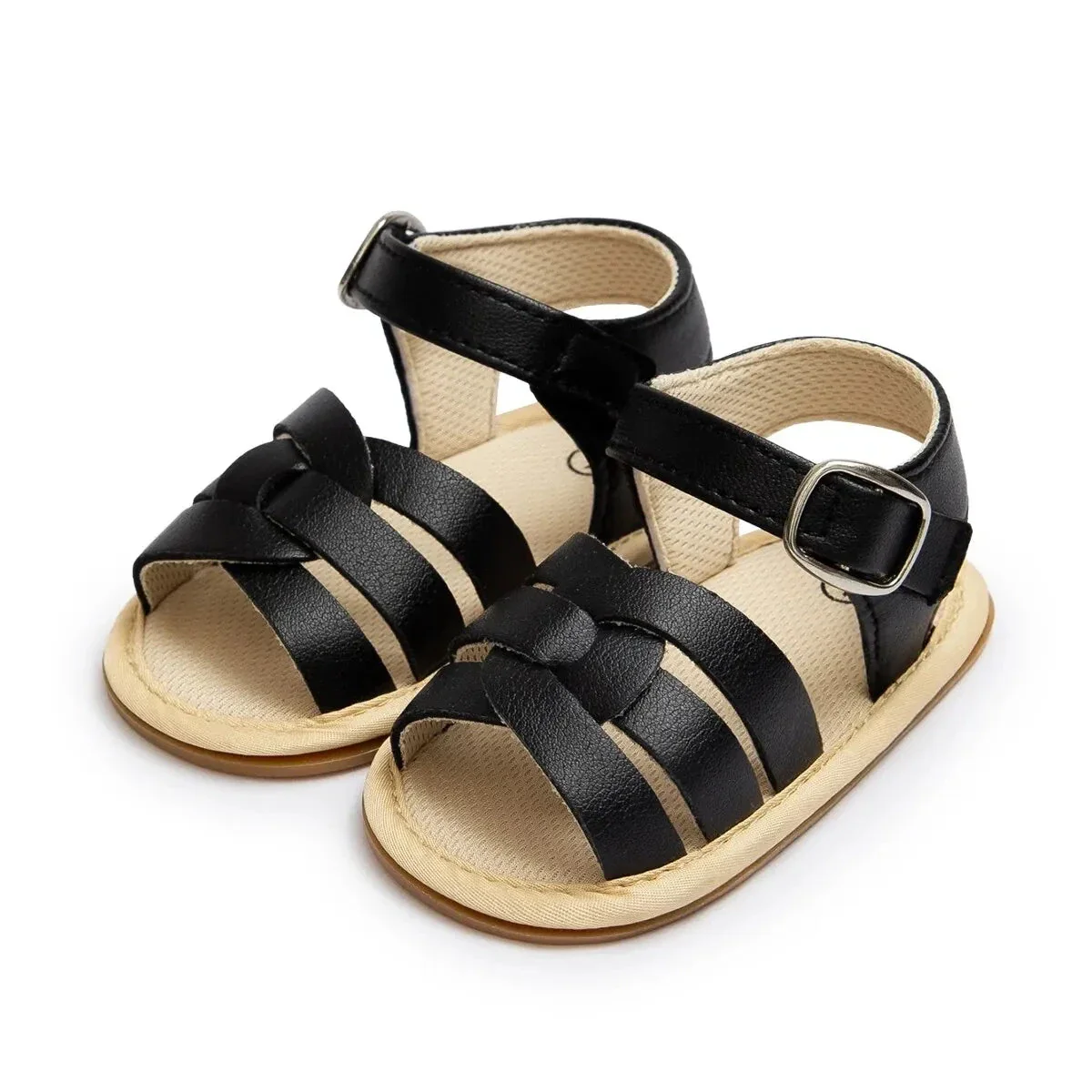 Retro Leather Summer Sandals for Babies – First Steps with Soft Soles (0-18M) - Image 20