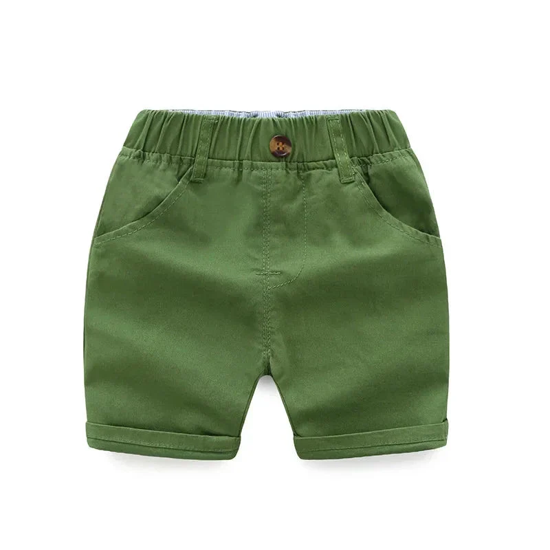 Soft Cotton Baby & Toddler Shorts with Elastic Waist (12–36 Months) - Image 2