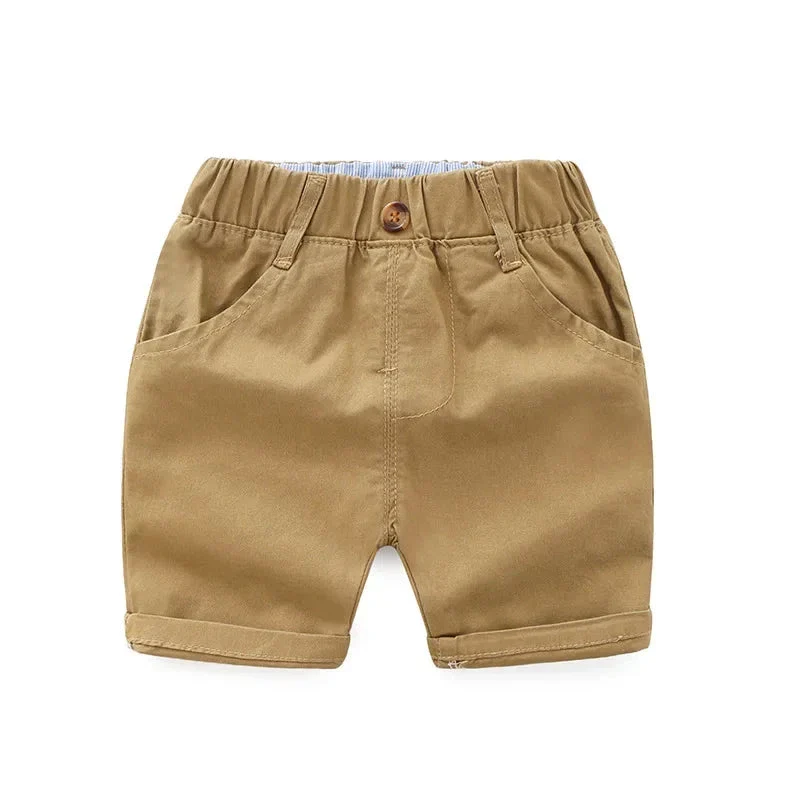 Soft Cotton Baby & Toddler Shorts with Elastic Waist (12–36 Months) - Image 4