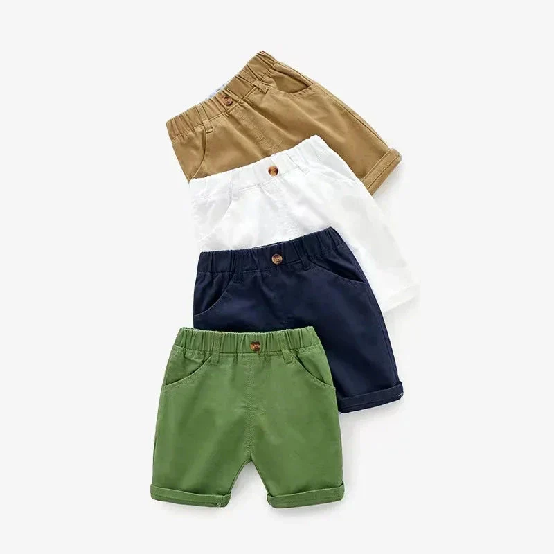 Soft Cotton Baby & Toddler Shorts with Elastic Waist (12–36 Months) - Image 5