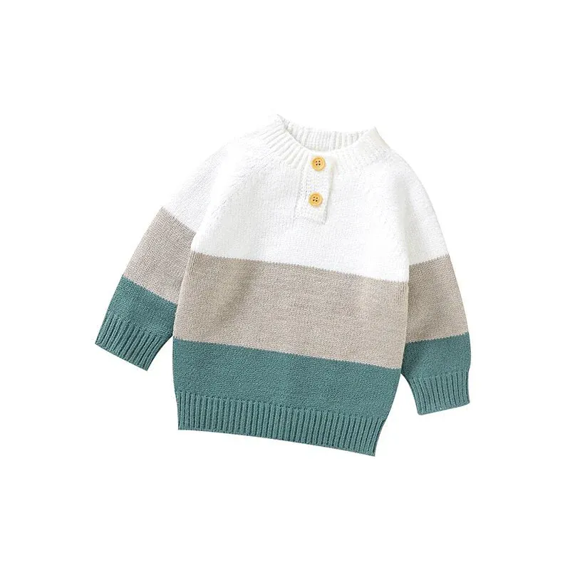 Modern Color-Block Pullover (6M - 3Y)