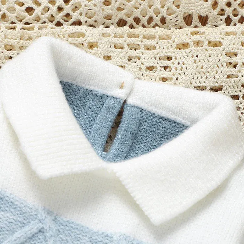 Timeless Striped Knit Romper (0-12M) - Image 4