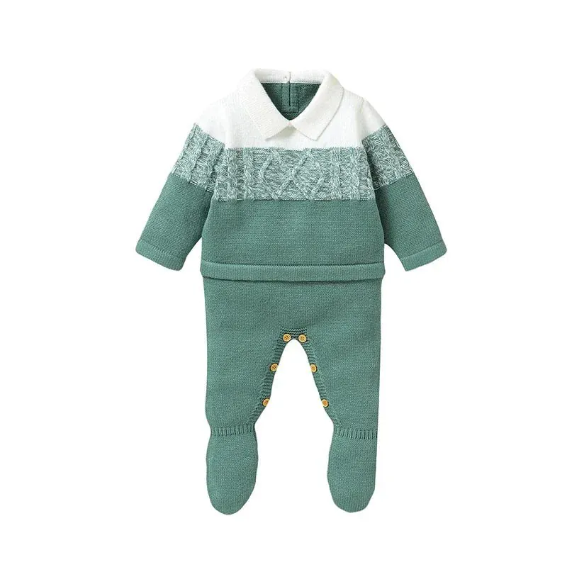 Timeless Striped Knit Romper (0-12M) - Image 9
