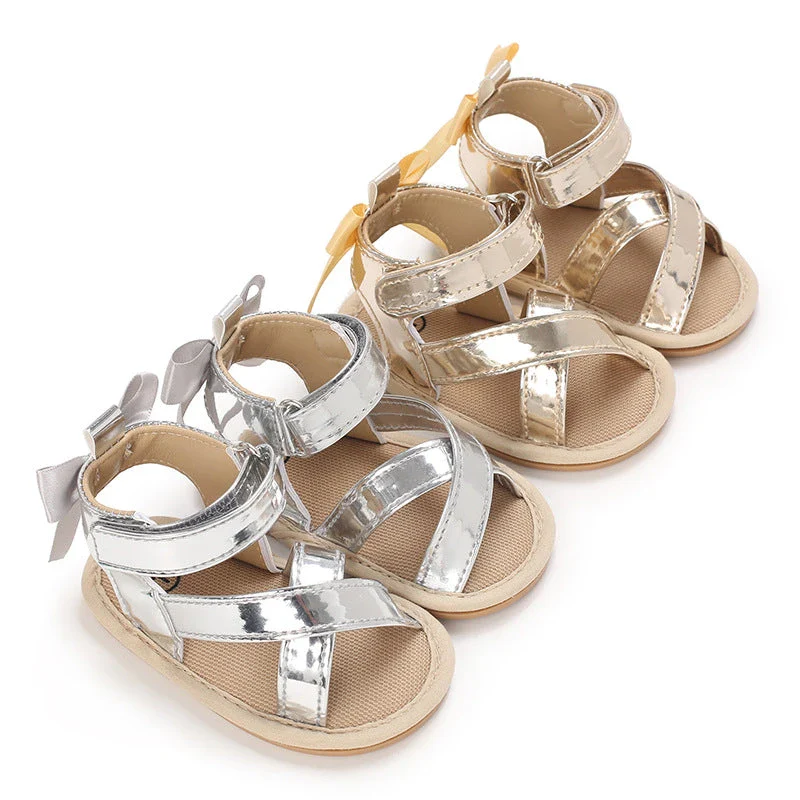 Soft Bottom Bow Sandals (0-18M) - Image 3