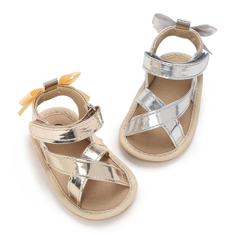 Soft Bottom Bow Sandals (0-18M) - Image 4