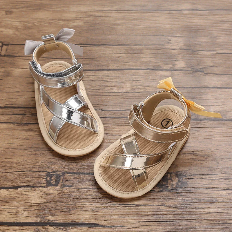 Soft Bottom Bow Sandals (0-18M) - Image 5