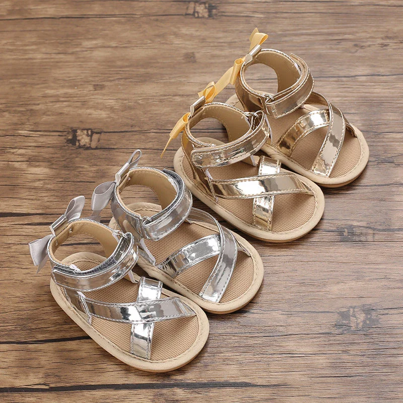 Soft Bottom Bow Sandals (0-18M) - Image 6