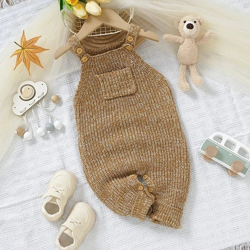 The Autumn Knit Sleeveless Romper (0–24M) - Image 2