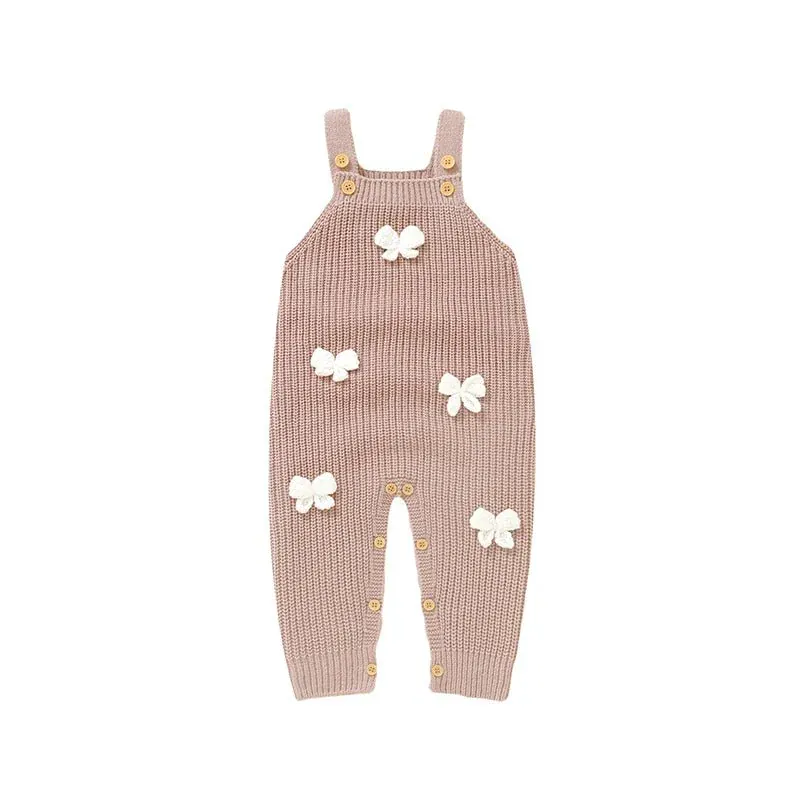 The Butterfly Knit Sleeveless Romper (3–24M)