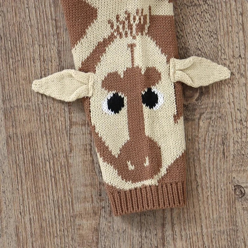 The Cozy Giraffe Knit Sweater (6M–3Y) - Image 6