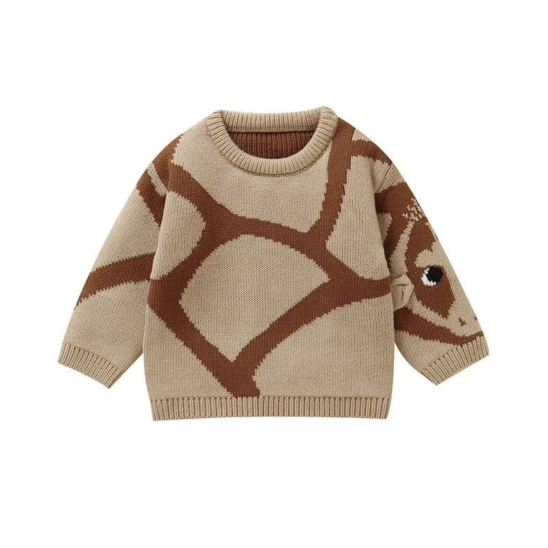 The Cozy Giraffe Knit Sweater (6M–3Y) - Image 8