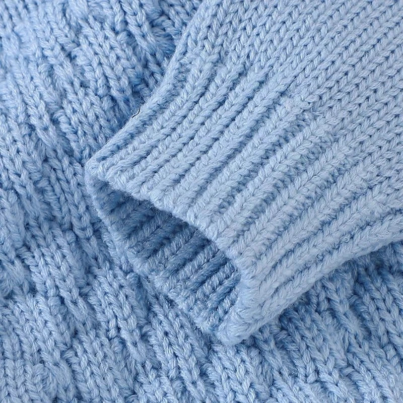 The Cozy Pom-Pom Knit Romper (3–24M) - Image 4
