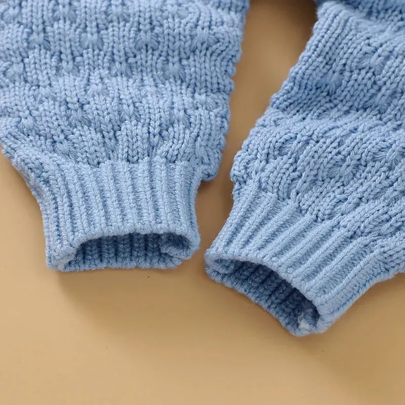 The Cozy Pom-Pom Knit Romper (3–24M) - Image 5