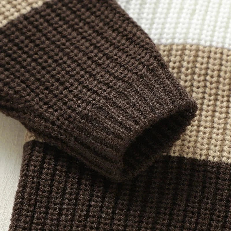 The Cozy Stripe Knit Set (9–36M) - Image 5