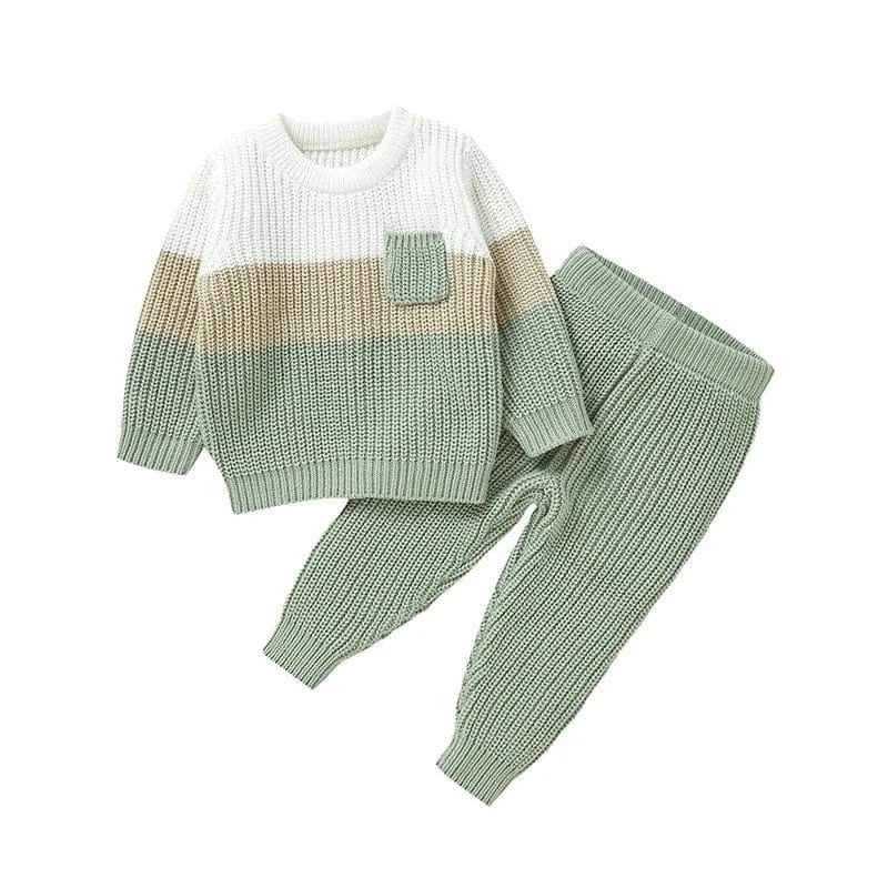 The Cozy Stripe Knit Set (9–36M) - Image 7