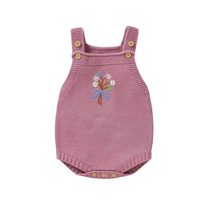 The Floral Dream Knitted Romper (0–24M) - Image 7
