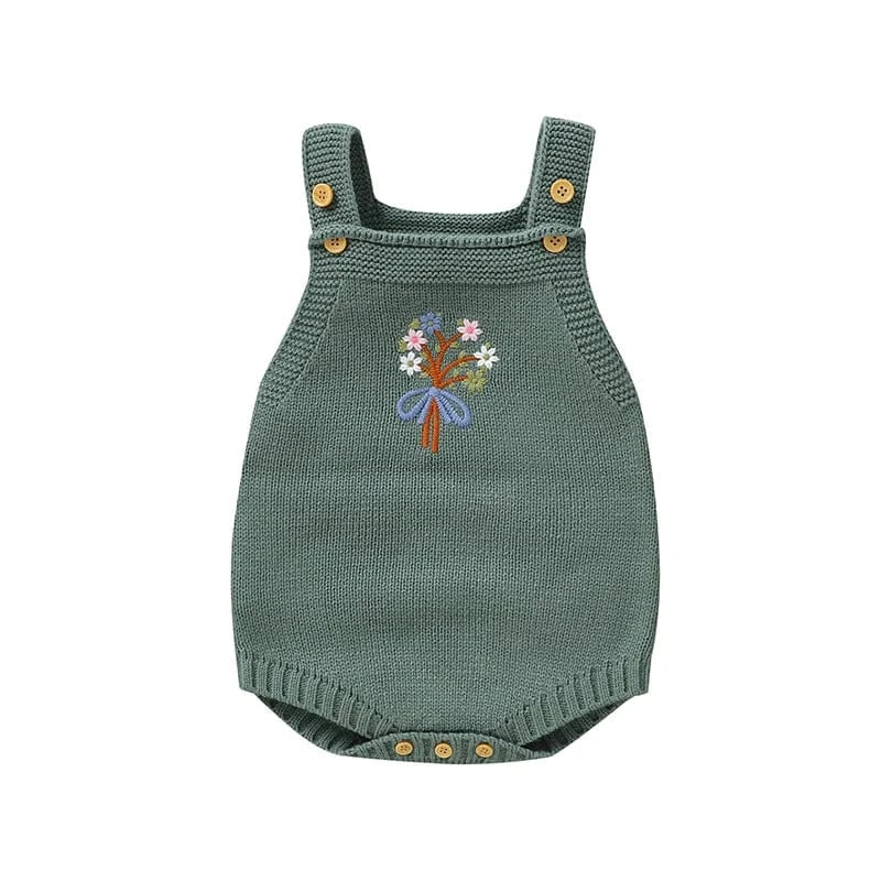 The Floral Dream Knitted Romper (0–24M) - Image 8