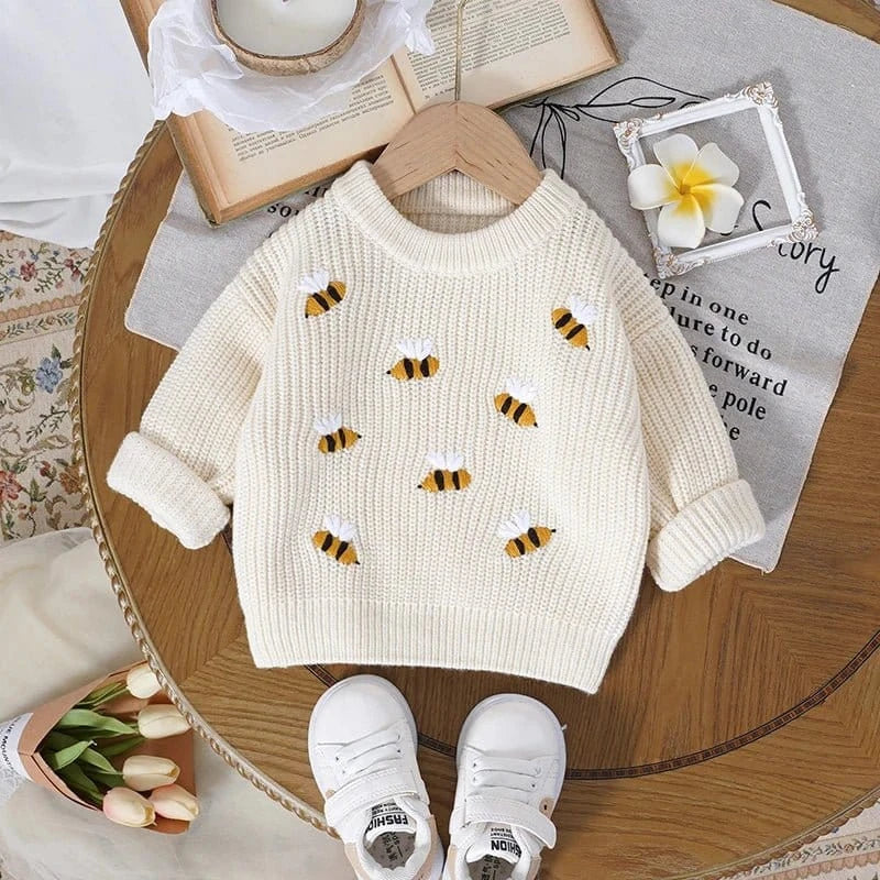 The Honeybee Knit Sweater (9–36 Months) - Image 2