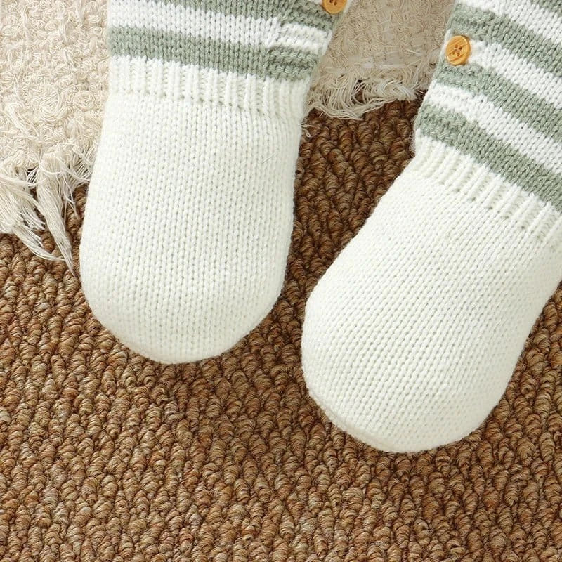 The Soft Stripes Knit Romper (0–12M) - Image 5
