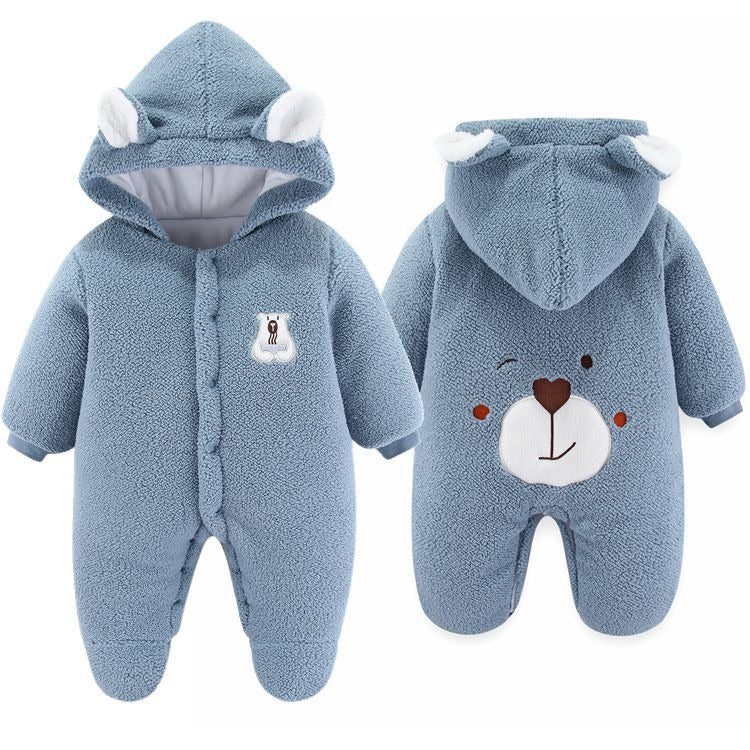Fleece Hooded Newborn Suit (0-12M) - Image 14