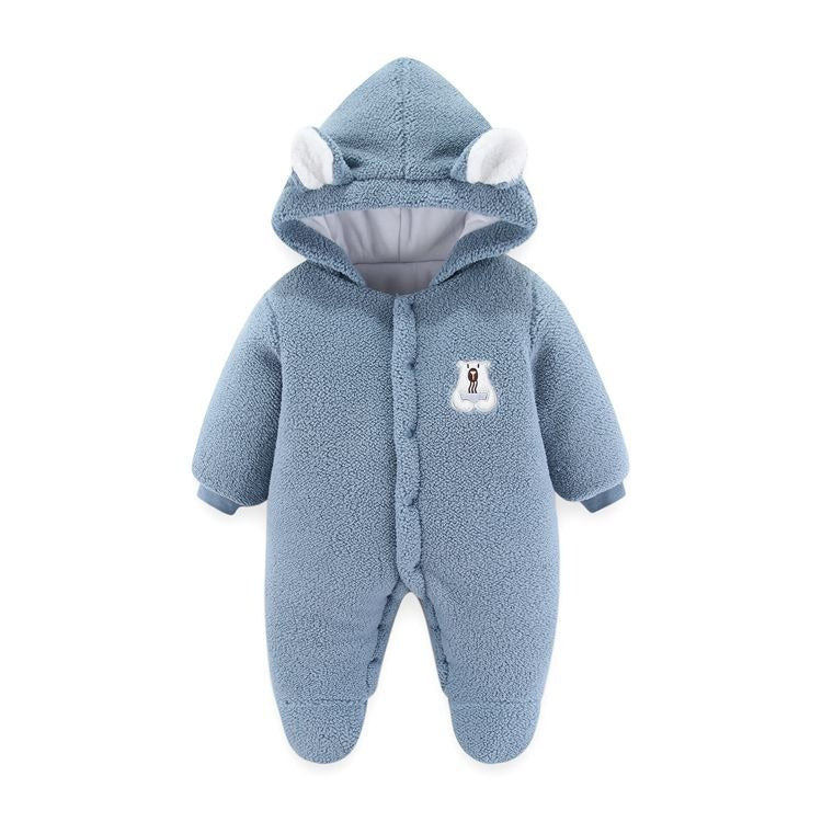 Fleece Hooded Newborn Suit (0-12M) - Image 15
