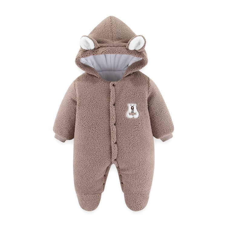 Fleece Hooded Newborn Suit (0-12M) - Image 17