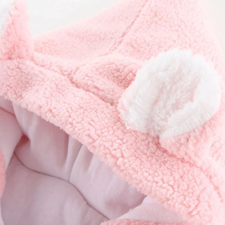 Fleece Hooded Newborn Suit (0-12M) - Image 4